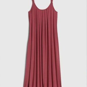 Relaxed fit Gap midi dress, pleated, sleeveless, size S